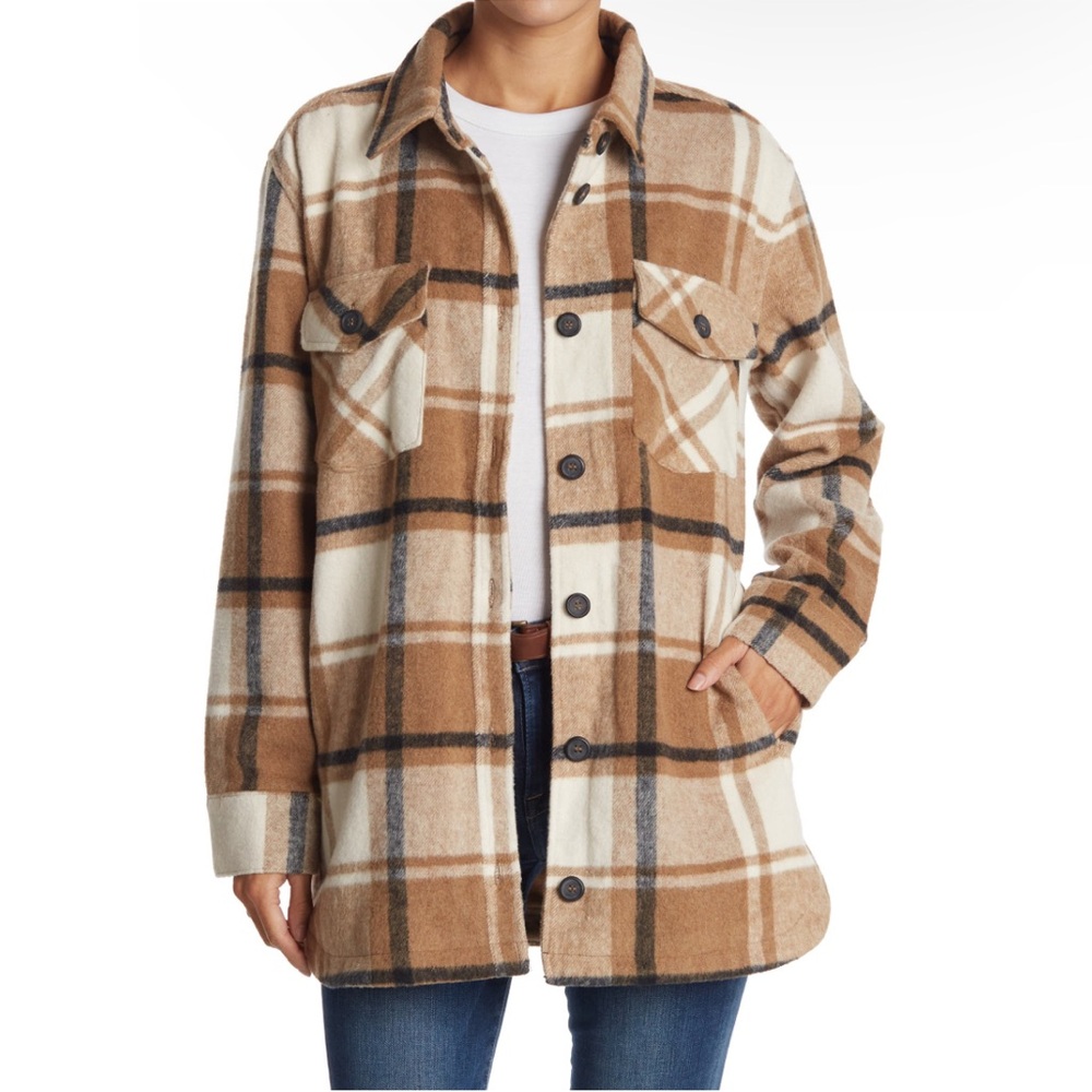 Thread & Supply Plaid Shirt Jacket